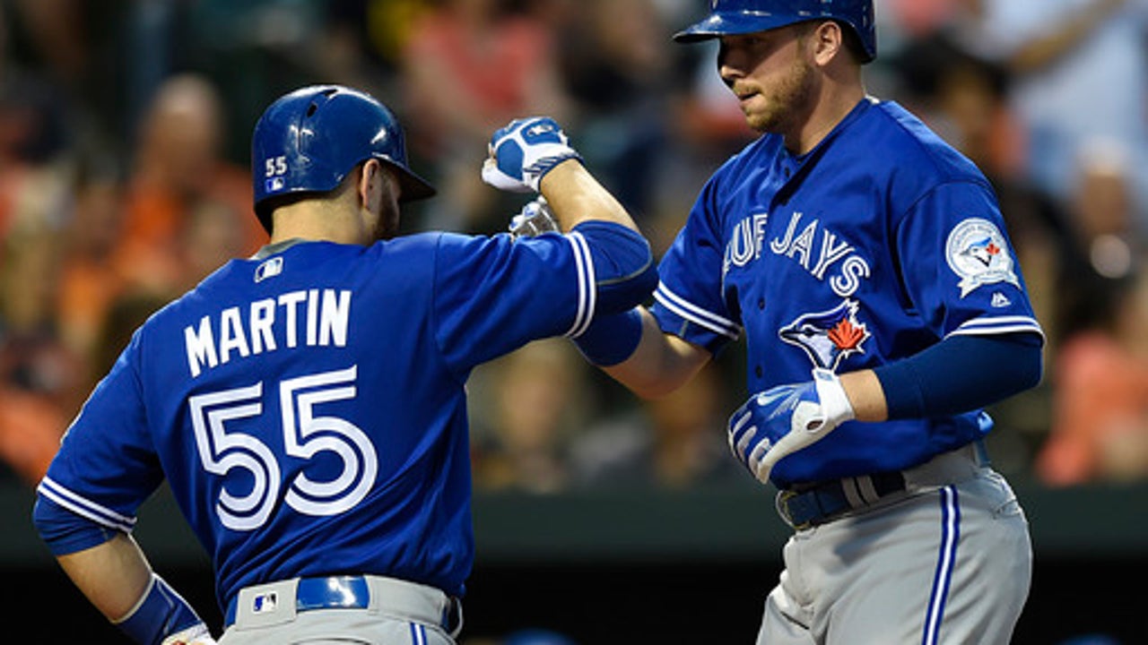 Saunders' 3 HRs, 8 RBIs carry Blue Jays past Orioles 13-3